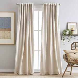 Open Box - Peri Home - 95"x50"Peri Home 2pk Sanctuary 95" Back Tab Linen  Linen